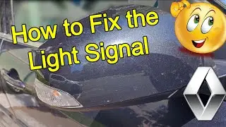 How to Change Mirror Light Signal  RENAULT