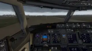 X PLANE 11 [60 FPS] - JER to LGW - Boeing 737-800