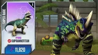 LEVEL 40 SUPRANNOTITAN - Jurassic world the game