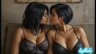 Two  Indian Women Trisha and Zoya are kissing each other ｜ Lesbians Kissing Video #love_SU5tBfdUjiE