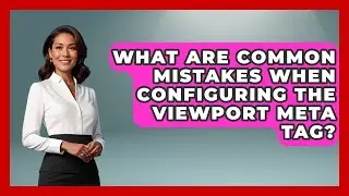 What Are Common Mistakes When Configuring the Viewport Meta Tag? | Simple HTML Studio News