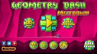 LOS 2 NUEVOS NIVELES DE GEOMETRY DASH MELTDOWN