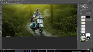Hill Track Road Alone Manipulation । Photoshop Manipulation Editing Tutorial In Bangla