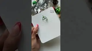 DIY Christmas Card 🎅🎁✨#shorts #pinterest #christmas #trending