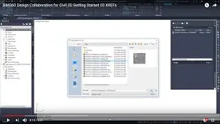 BIM360 Design Collaboration for Civil 3D Getting Started 03 XREFs