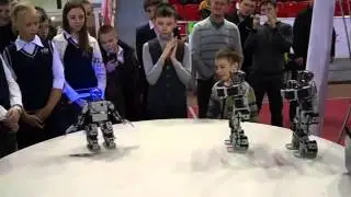 Выступление учащихся Гимназии г. Югорск на Робофесте-2015 в Москве