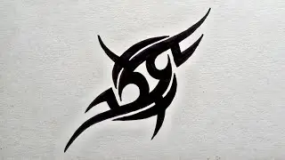 How to Draw an Tribal Eye Tattoo Drawing Step by Step #drawing #art #viralvideo
