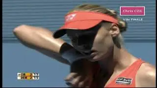 Elena Dementieva v. Dominika Cibulkova 2009 AO 4R highlights