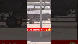 another mishap? f-35 caught fire. a-10 for the win! 😊 #airforce #navy #marine #why