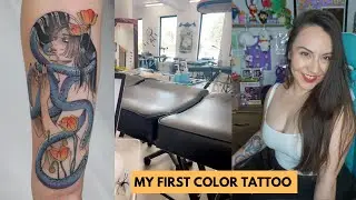 Getting Tatted by Hemi from June Jung Art!