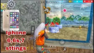My Settings iphone 6 👽 HUD+DPI⚙️/ iphone 6 Free fire Highlights 🔥❤️ m1887.Exe