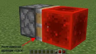The most annoying redstone clock ever