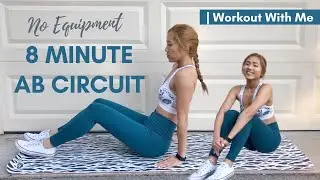 8 MINUTE AB CIRCUIT | Workout With Me