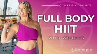 10 Minute Full Body HIIT with Weights | Fat Burn | Muscle Building