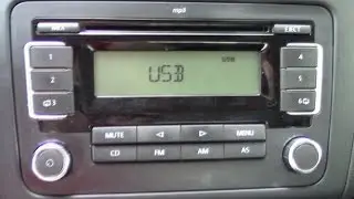 Volkswagen Polo Sedan Adding USB Mp3 to the standard RCD-30 radio