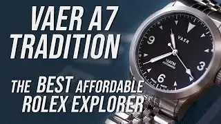 Affordable ROLEX Explorer | The Vaer A7 Tradition Swiss Made Automatic in 36mm