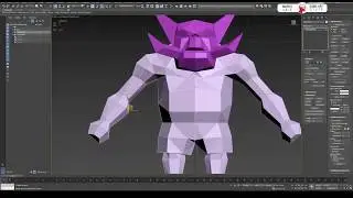 Lowpoly Game Troll 1/3 - Modeling