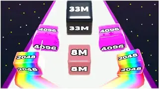Jelly Run 2048 - Gameplay Walkthrough - (1-32M)