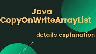 CopyOnWritearrayList in java 8 | CopyOnWritearrayList in java
