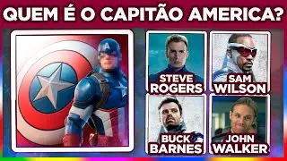 🔵🛡️  QUIZ DO CAPITÃO AMÉRICA! 💥 Você Sabe Tudo Sobre o Herói?
