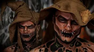 Live: Scarecrow Halloween Makeup