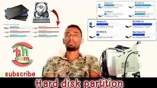 Hard disk partition on computer ?