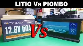 batteria LITIO Vs PIOMBO - Chi Vince? POWER QUEEN LiFePO4
