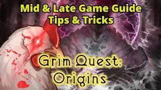 Grim Quest: Origins | Skills & Spells Explanation, All Main Bosses Playthrough - Mid/Late Game Guide