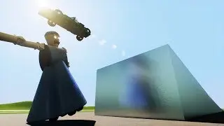 Jumps Over Lego Granny - Longest Ramp | Brick Rigs