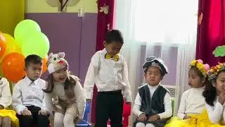 Музыка сабагынан  "Алтын куз "  темасына ачык сабак