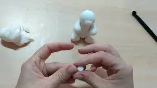 Медвежонок из мастики! лепка медвежонка. Медвежонок МК.