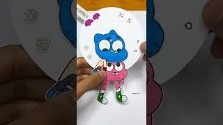 Gumball Eye Changer Easy Paper Craft Ideas Guess the Real Eye #shorts #youtubeshorts