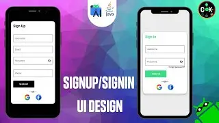 Signup/sign UI design for your next android App 