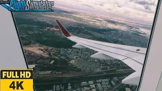 Delhi 🇮🇳(4K) Microsoft Flight Simulator 2020 MAXIMUM Graphics Landing Indira Gandhi india Airport