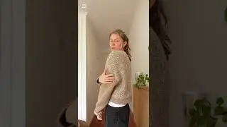 Стильный свитер крючком! 