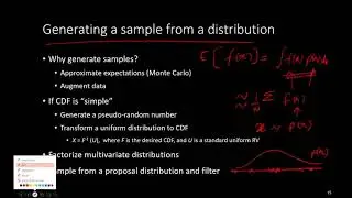 EE769-12-4 Density Estimation - Sampling from a distribution