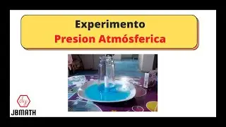 Experimento Presión Atmósferica