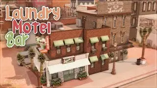 Бар🍺Мотель🚪Прачечная🧦│Строительство│Bar Motel Laundry│SpeedBuild│NO CC [The Sims 4]