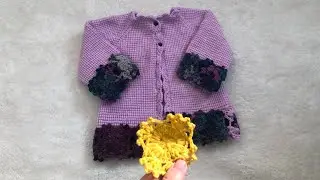 Kare Motif Yapımı / Kolay Motif Yapımı / Granny Square Blanket / Ceket Süsleme