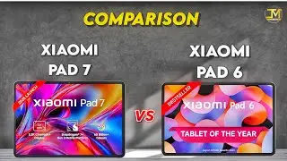 Xiaomi Pad 7 vs Xiaomi Pad 6  Full Comparison 🤔❓
