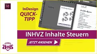 Inhaltsverzeichnis Inhalte Steuern – InDesign QUICK-TIPP