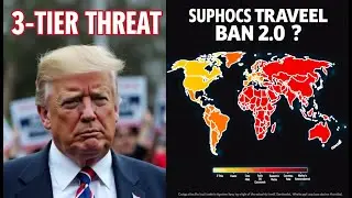 U.S No visa for 43 countries. U.S  Proposed Travel Ban 43 countries of on Red, Orange, Yellow Lists