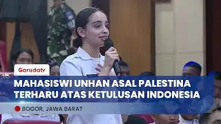 FULL: Fasih Bahasa Indonesia, Mahasiswi UNHAN Asal Palestina Ucapkan Terima Kasih Untuk Indonesia 🫶