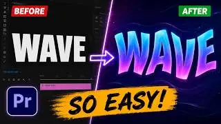 How to Animate Wave Text in Premiere Pro