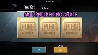 PUBG MOBILE KR CRATE OPENING | FREE CRATE OPENING | TOXIC