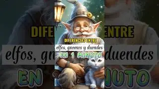 🔴 Diferencias entre DUENDES, ELFOS y GNOMOS en 1 MINUTO #mitologia #mitologiacelta #curiosidades