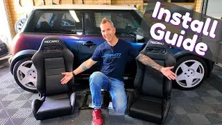 How to Install Aftermarket Race Seats + Airbag Bypass : Mini R53