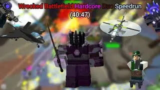 Tower Defense Simulator - Wrecked Battlefield Hardcore Duo Speedrun (