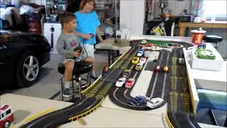 Dog Bone Raceway ~ 1/32 ScaleXtric Slot Car Track