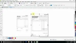How to create tax invoice in coreldraw